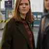 Vigil-2021-Rose-Leslie-Green-Trench-Coat