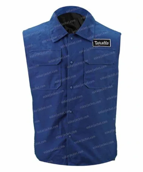 Vin Diesel Fast 9 Blue Vest Front Look