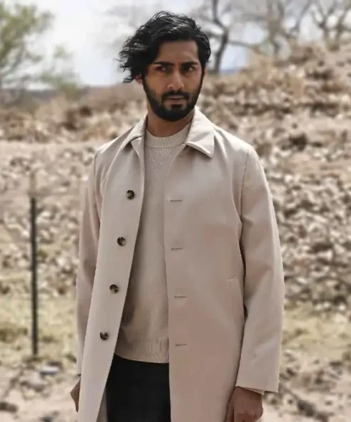 Vinny Chhibber Big Sky Off White Long Coat For Sale