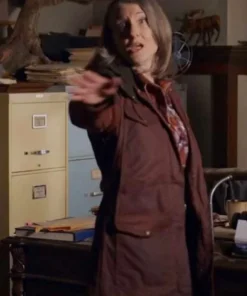 Virgin River Hope McCrea Brown Hooded Coat