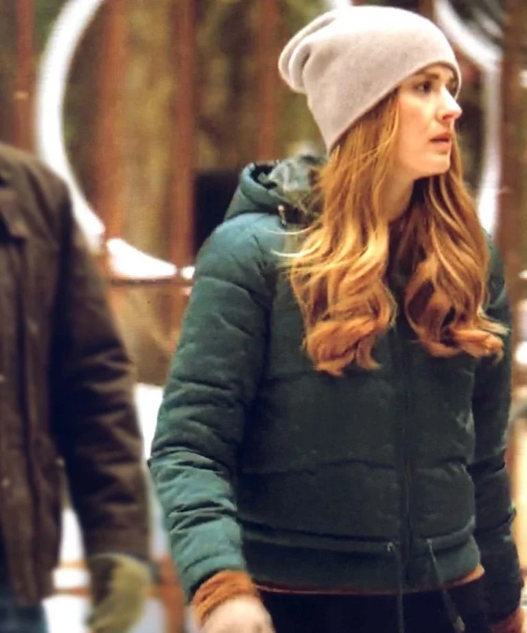 Virgin River S02 Melinda Monroe Polyester Puffer Hood Jacket