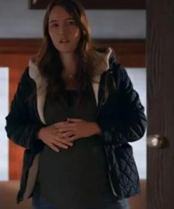 Virgin River Season 02 Polly Black Quilted Satin Jacket