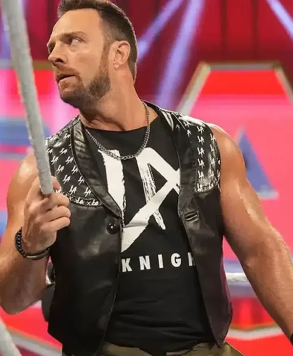 WWE-LA-Knight-Leather-Black-Vest