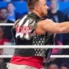 WWE-LA-Knight-Leather-Black-Vest-On-Sale