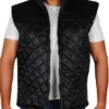 WWE Superstar Pro Wrestler John Cena Quilted Black Vest
