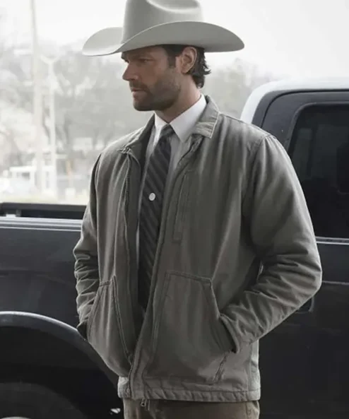 Walker Jared Padalecki Grey Cotton Fabric Jacket