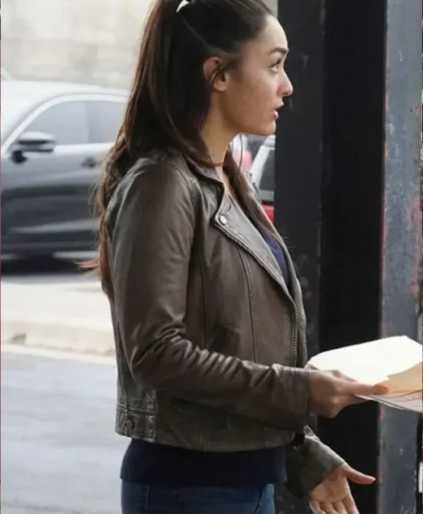 Walker Micki Ramirez Real Leather Biker Jacket