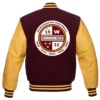 Washington Commanders Letterman Jacket Back