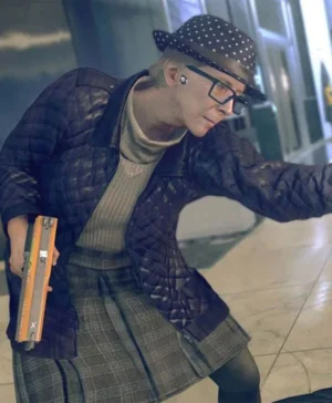 Watch Dogs Legion Helen Dashwood Black Leather Jacket