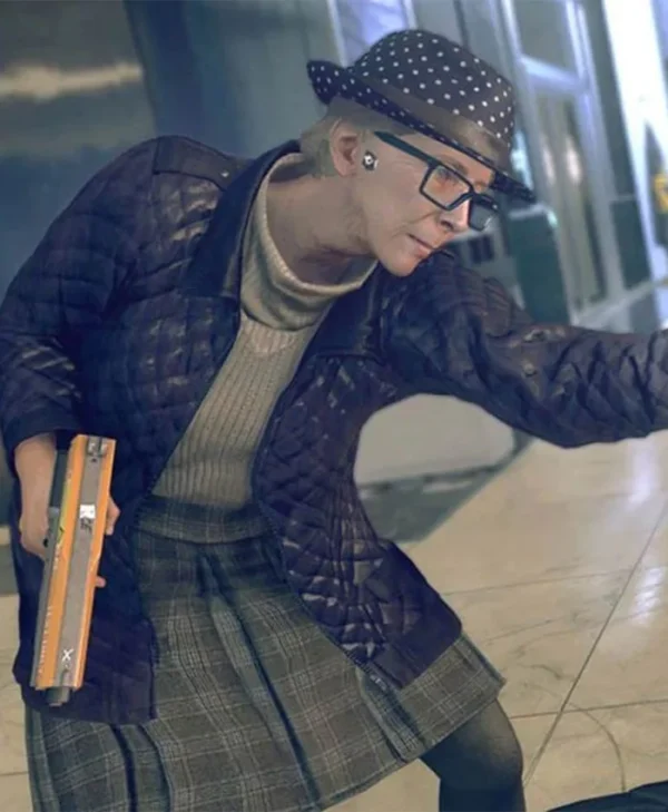 Watch Dogs Legion Helen Dashwood Black Leather Jacket