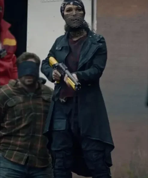 Watchmen Pirate Jenny Long Leather Black Coat