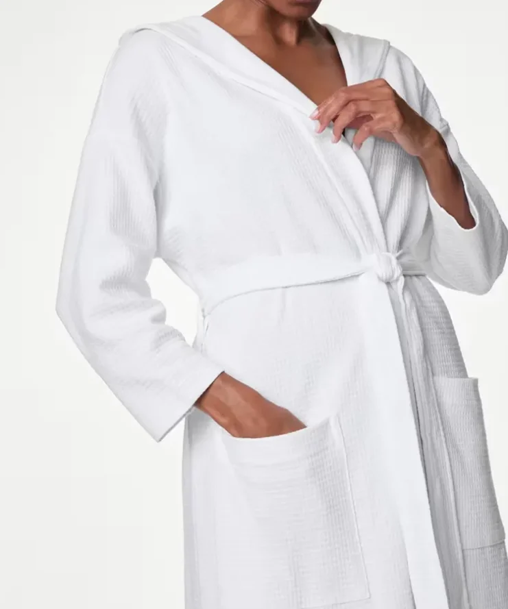 White Womens Dressing Gown