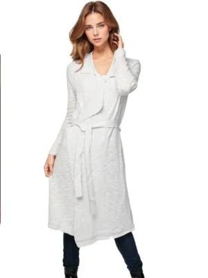 White Womens Duster Robe