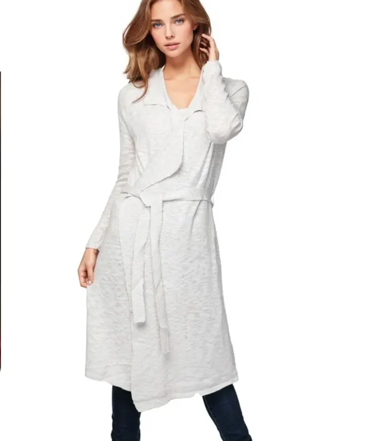 White Womens Duster Robe