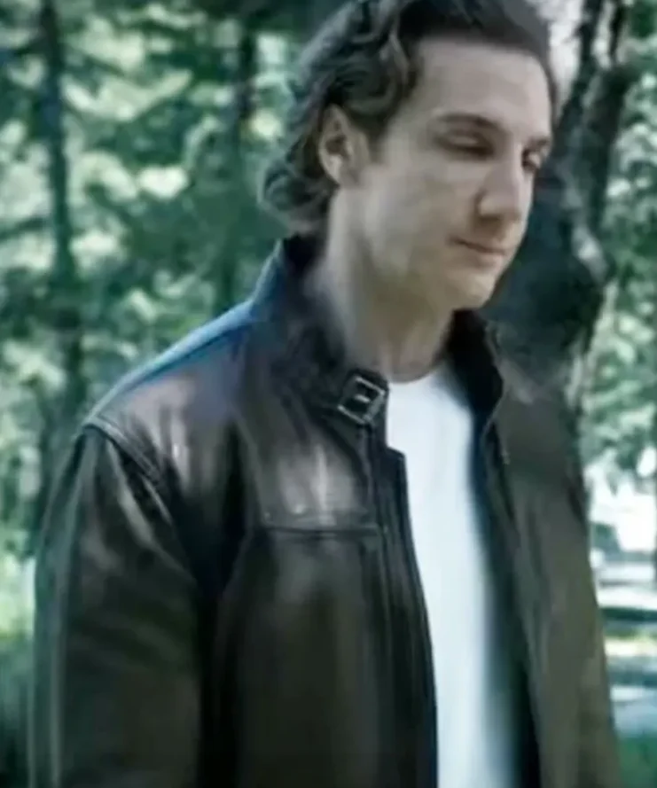 Who Killed Sara Eugenio Siller Black Leather Biker Jacket