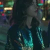 Wilderness-2023-Jenna-Coleman-Sequin-Bomber-Jacket