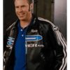 Shop Talladega Nights Ricky Bobby Black Leather Jacket