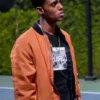 Will Smith Bel-Air Orange Bomber Satin Jacket