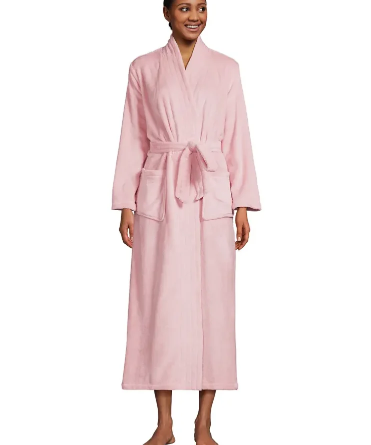 Women’s Cozy Plush Pink Robe