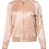 Women’s Riverdale Tennis Team Pink Bomber Jacket