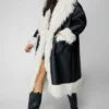 Womens Shearling Sheepskin Black