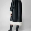 Womens Shearling Sheepskin Black For Sale