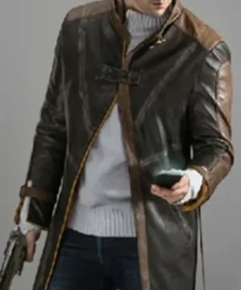 Wynonna Earp Ewan Sleeveless Leather Coat