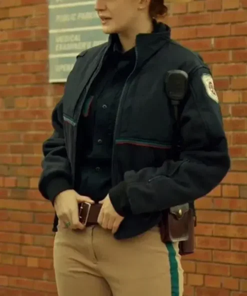 Wynonna Earp Katherine Barrell Black Bomber Jacket