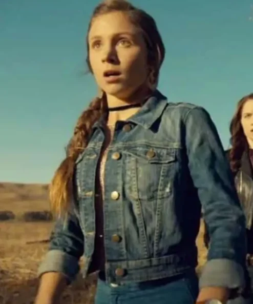 Wynonna Earp Waverly Blue Denim Trucker Jacket