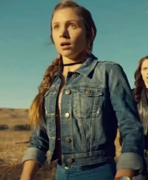 Wynonna Earp Waverly Blue Denim Trucker Jacket