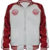 Yakuza Like a Dragon Game The Dragon of Dojima Red & White Bomber Jacket