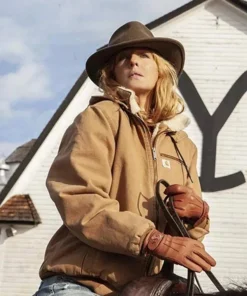 Yellowstone Beth Dutton Hooded Cotton Bomber Jacket