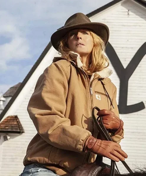 Yellowstone Beth Dutton Hooded Cotton Bomber Jacket
