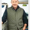 Yellowstone John Dutton Green Parachute Quilted Vest