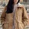 Yellowstone Kelsey Asbille Cotton Brown Jacket