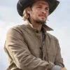 Yellowstone Luke Grimes Cotton Beige Jacket
