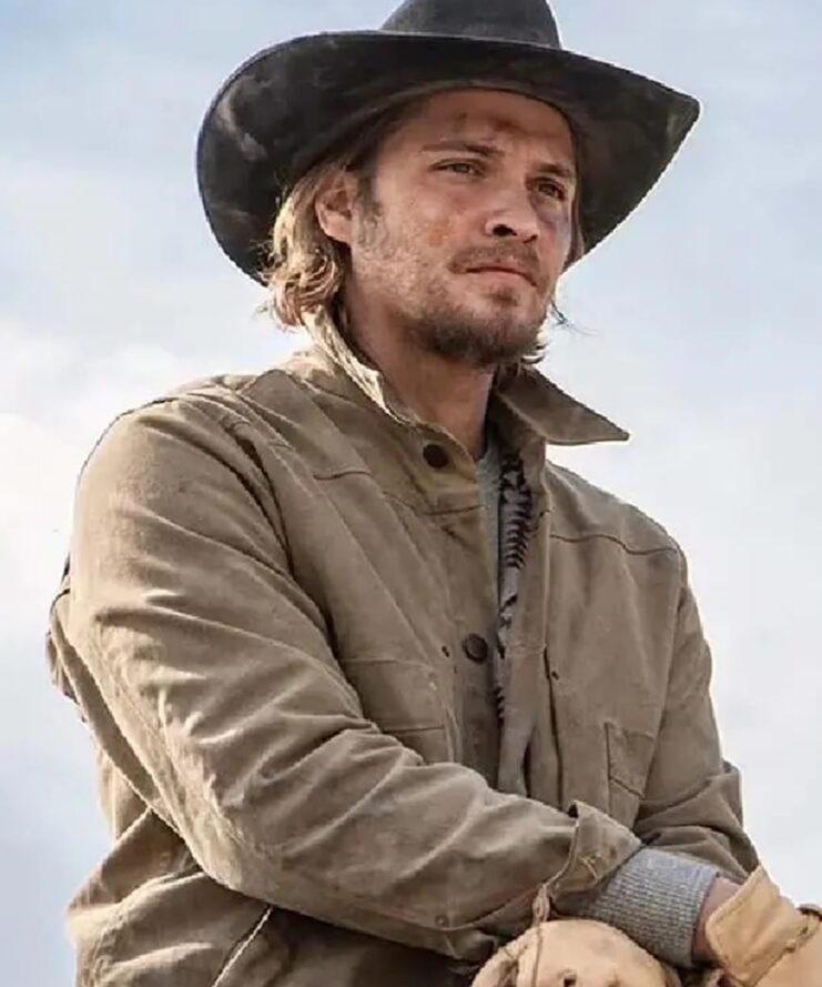 Yellowstone Luke Grimes Cotton Beige Jacket