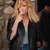 Yellowstone S04 Beth Dutton Black Leather Jacket