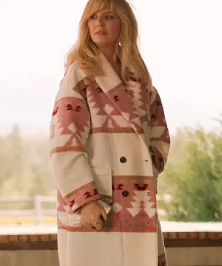 Yellowstone S05 Beth Dutton Pink Coat