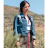 Yellowstone S05 Kelsey Asbille Denim Blue Jacket