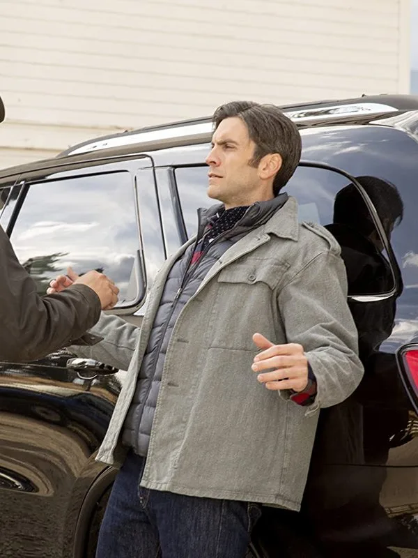 Yellowstone Wes Bentley Grey Cotton Jacket