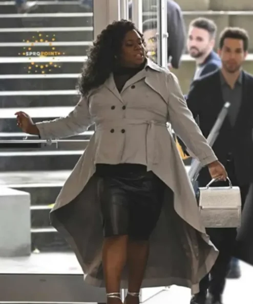 Zoeys Extraordinary Playlist Alex Newell Grey Frock Coat