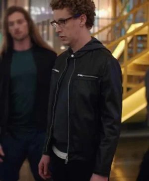 Zoey’s Extraordinary Playlist Danny Leather Black Jacket