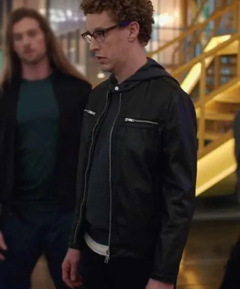 Zoey’s Extraordinary Playlist Danny Leather Black Jacket