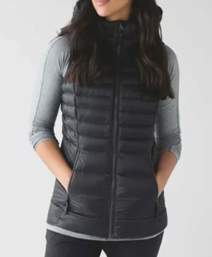 Zoey’s Extraordinary Playlist Maggie Clarke Black Puffer Vest