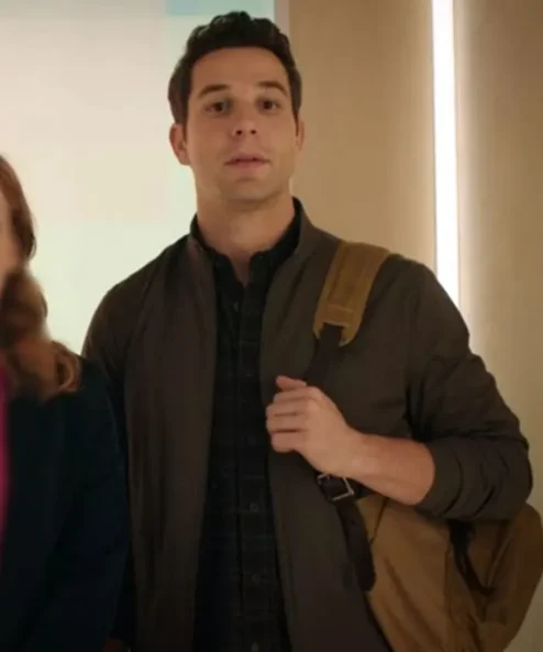 Zoey’s Extraordinary Playlist Max Bomber Brown Jacket