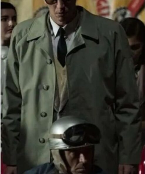 Enzo Ferrari Found 2023 Green Long Coat