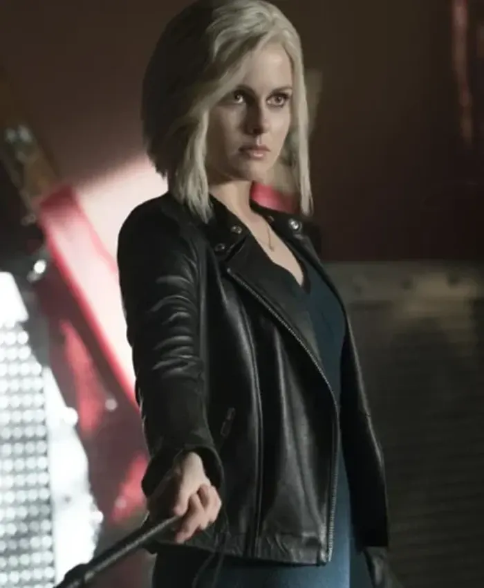 iZombie Rose McIver Black Biker Leather Jacket