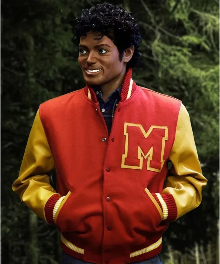 michael jackson m letterman jacket 1