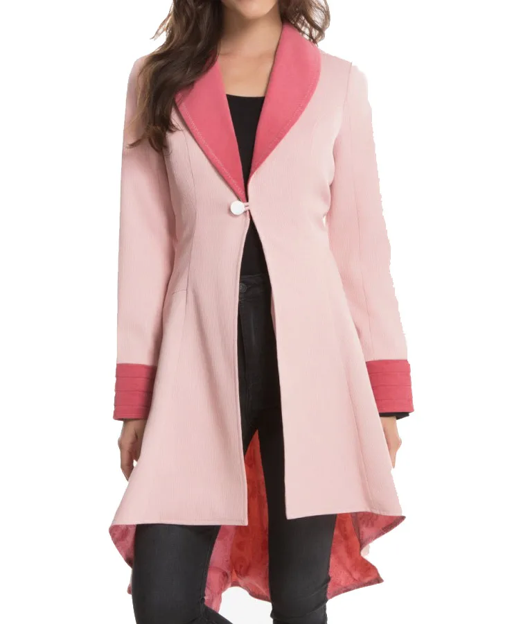 queenie goldstein pink Coat